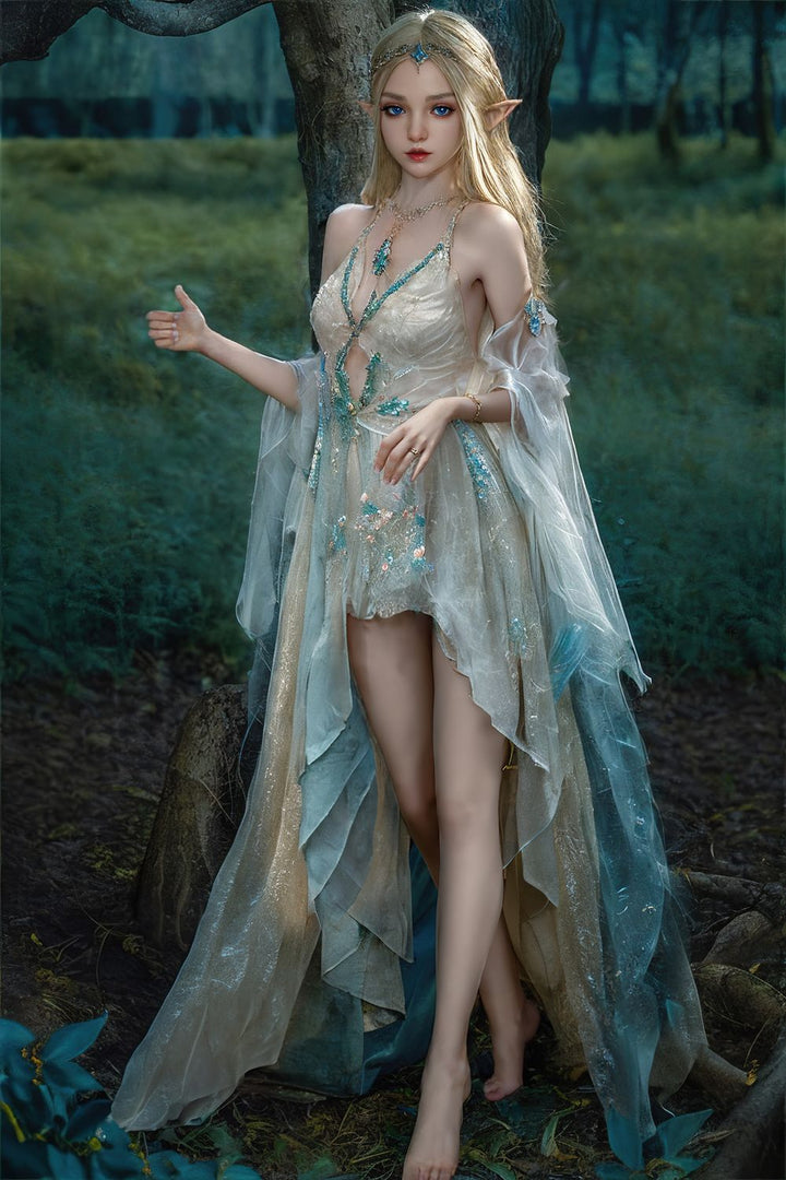 SY Doll | 150cm/4ft9 Flat Breasts Lovely Elf Cosplay Realistic Full Silicone Sex Doll - Ailsa