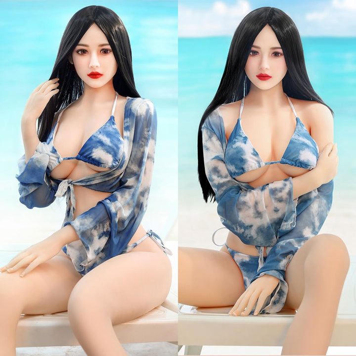 SY Doll | Asian 166cm/5ft5 Beach Swimsuit Small Breasts Lifelike TPE Sex Doll - Lillia