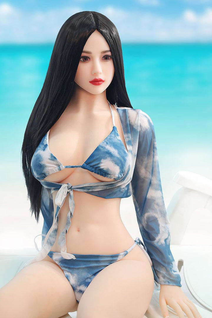 SY Doll | Asian 166cm/5ft5 Beach Swimsuit Small Breasts Lifelike TPE Sex Doll - Lillia
