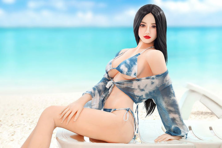 SY Doll | Asian 166cm/5ft5 Beach Swimsuit Small Breasts Lifelike TPE Sex Doll - Lillia