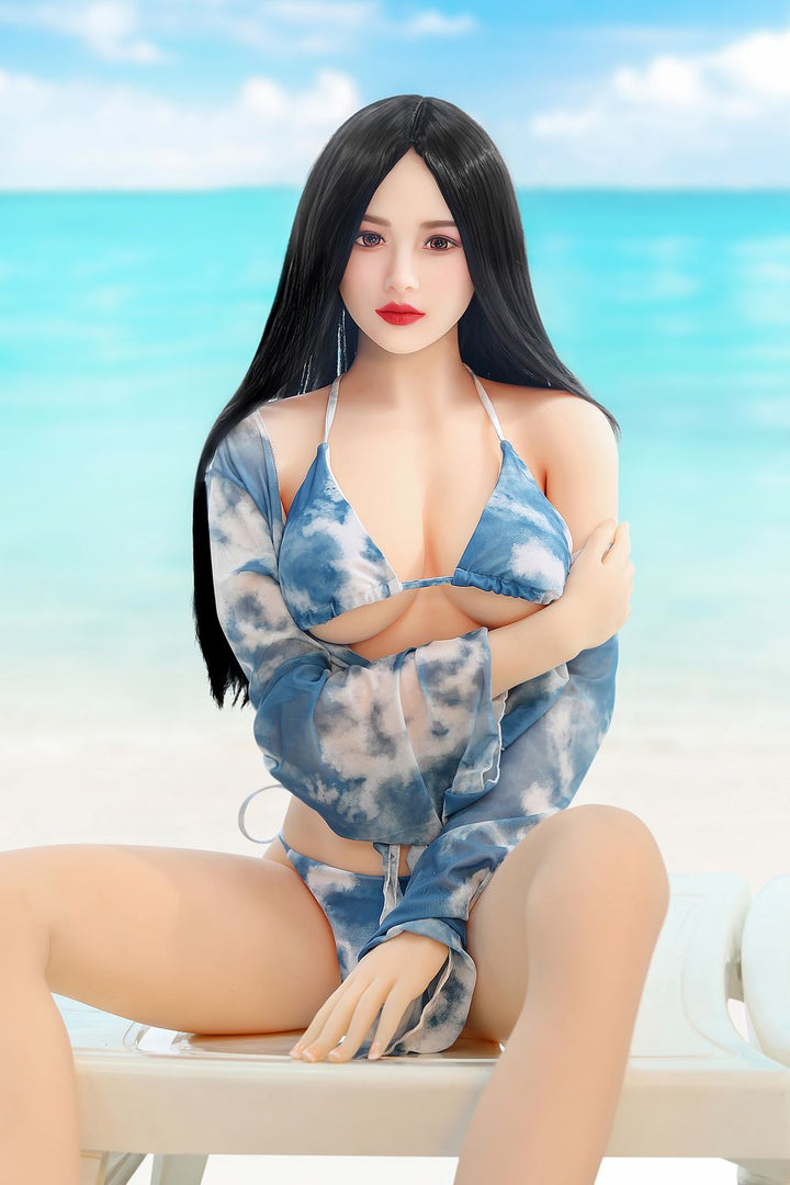 SY Doll | Asian 166cm/5ft5 Beach Swimsuit Small Breasts Lifelike TPE Sex Doll - Lillia