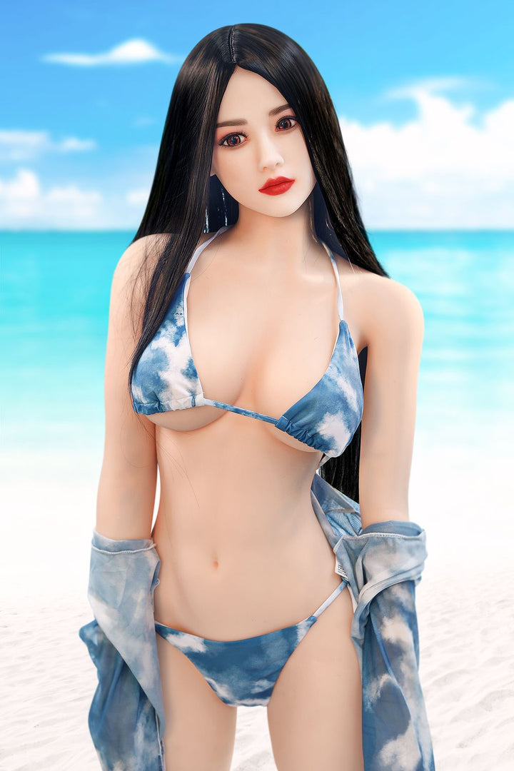 SY Doll | Asian 166cm/5ft5 Beach Swimsuit Small Breasts Lifelike TPE Sex Doll - Lillia