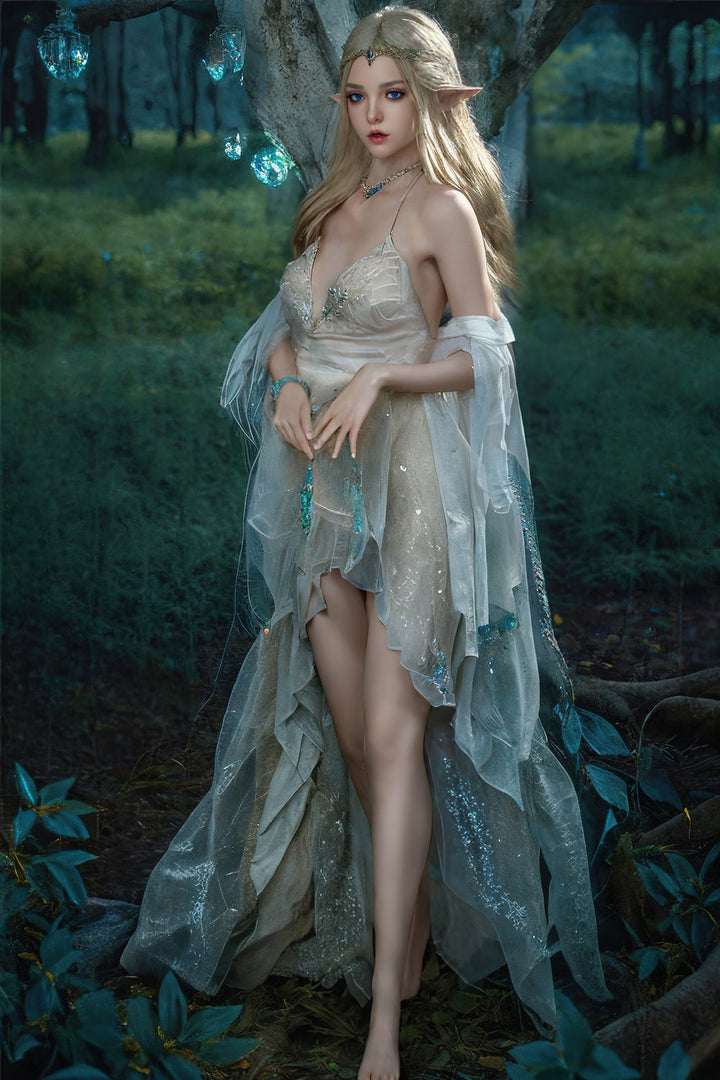 SY Doll | 150cm/4ft9 Flat Breasts Lovely Elf Cosplay Realistic Full Silicone Sex Doll - Ailsa