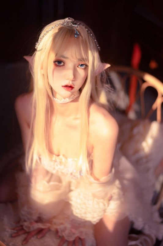 Advanced SY Doll | 150cm/4ft9 Flat Breasts Charming Elf Cosplay Lifelike Full Silicone Sex Doll - Monica (In Stock US)