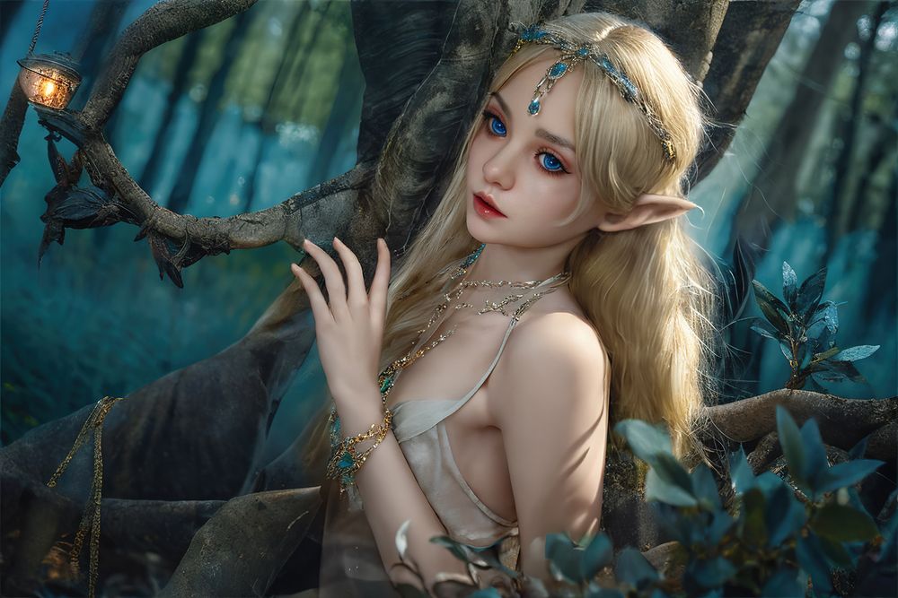 SY Doll | 150cm/4ft9 Flat Breasts Lovely Elf Cosplay Realistic Full Silicone Sex Doll - Ailsa