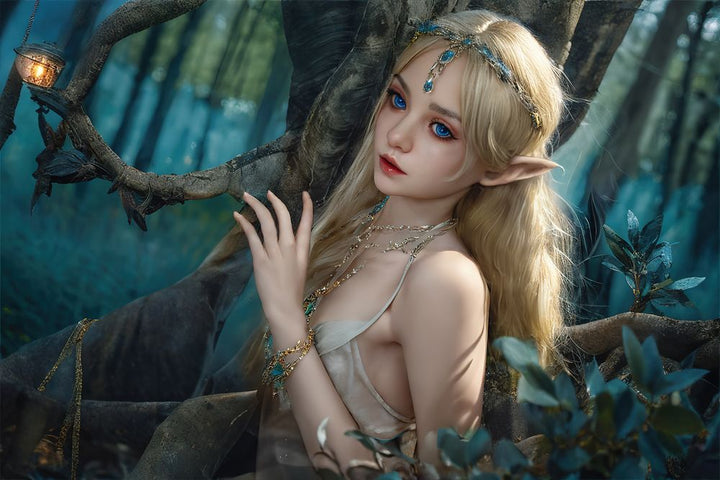 SY Doll | 150cm/4ft9 Flat Breasts Lovely Elf Cosplay Realistic Full Silicone Sex Doll - Ailsa