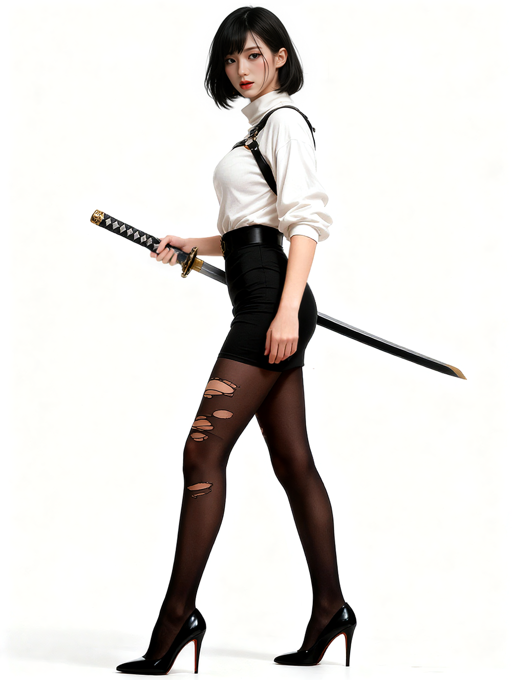 SY Doll | 160cm/5ft3 Big Breasts Charming Anime Assassin Realistic TPE Sex Doll - Lena