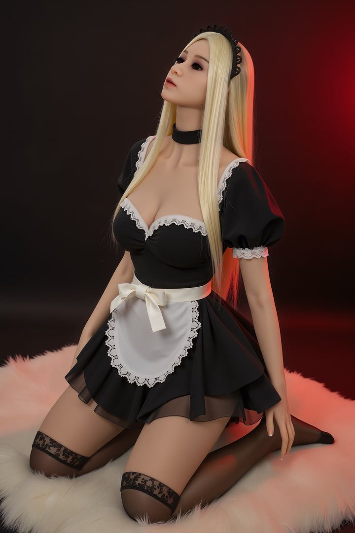 AIBEI | 150cm (4ft 11)  Gorgeous Maid With Beautiful Blonde Hair - Clara（In Stock US）