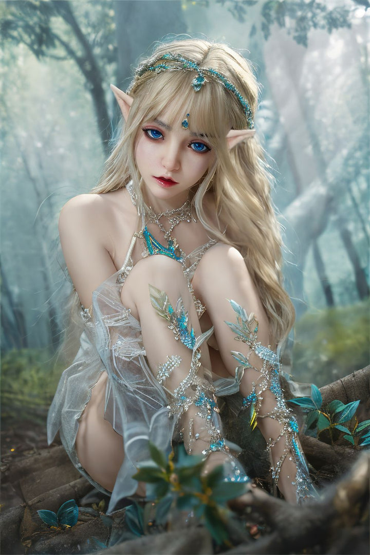 SY Doll | 150cm/4ft9 Flat Breasts Lovely Elf Cosplay Realistic Full Silicone Sex Doll - Ailsa