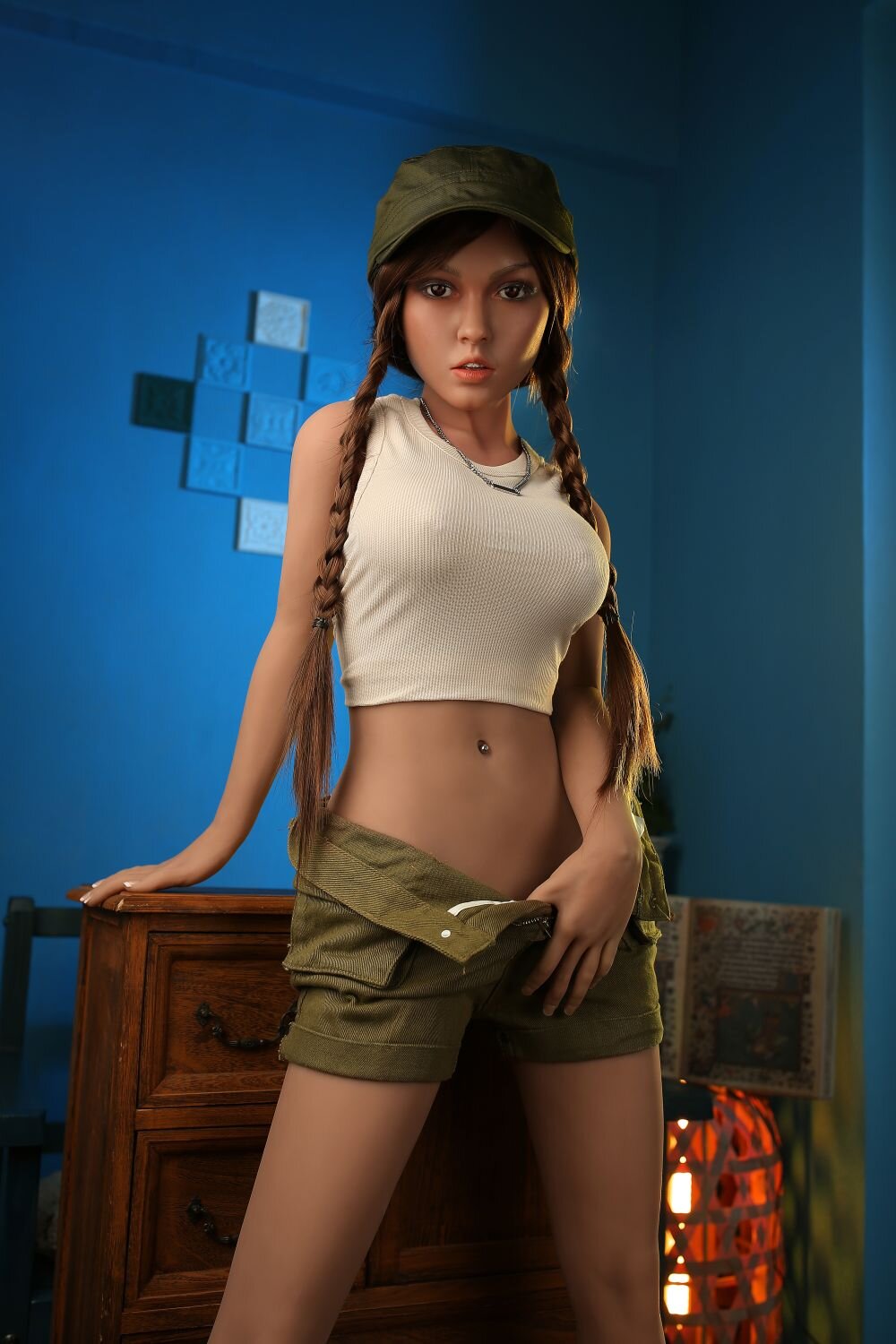 Galaxy Dolls | 157 cm/5 ft2 kleine Brüste asiatische Vintage-Stil Full TPE Sexpuppe - Bertha