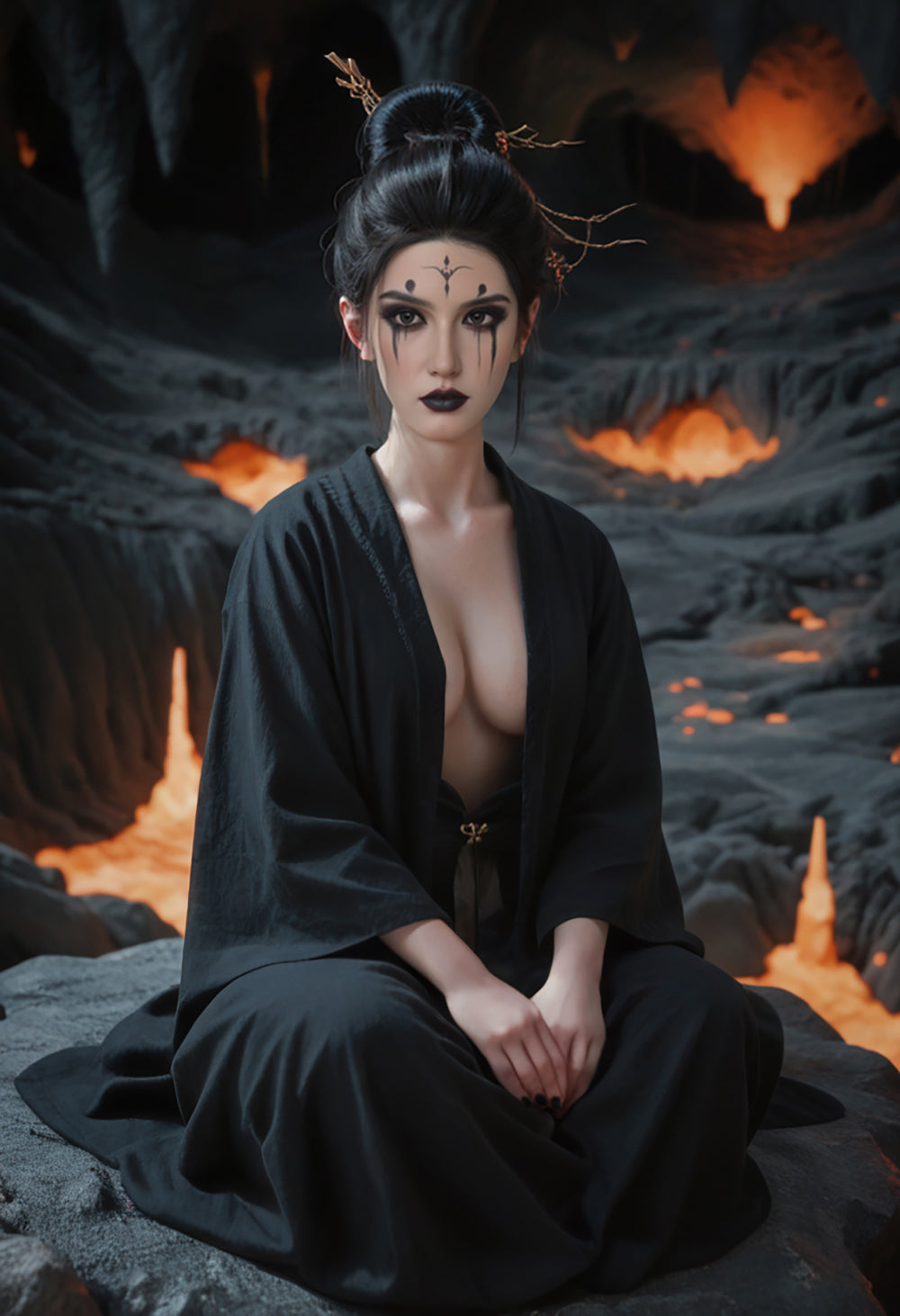 SY Doll |  164cm/5ft4 Silicone Head Black Myth Wukong Cosplay Sex Doll - Jing