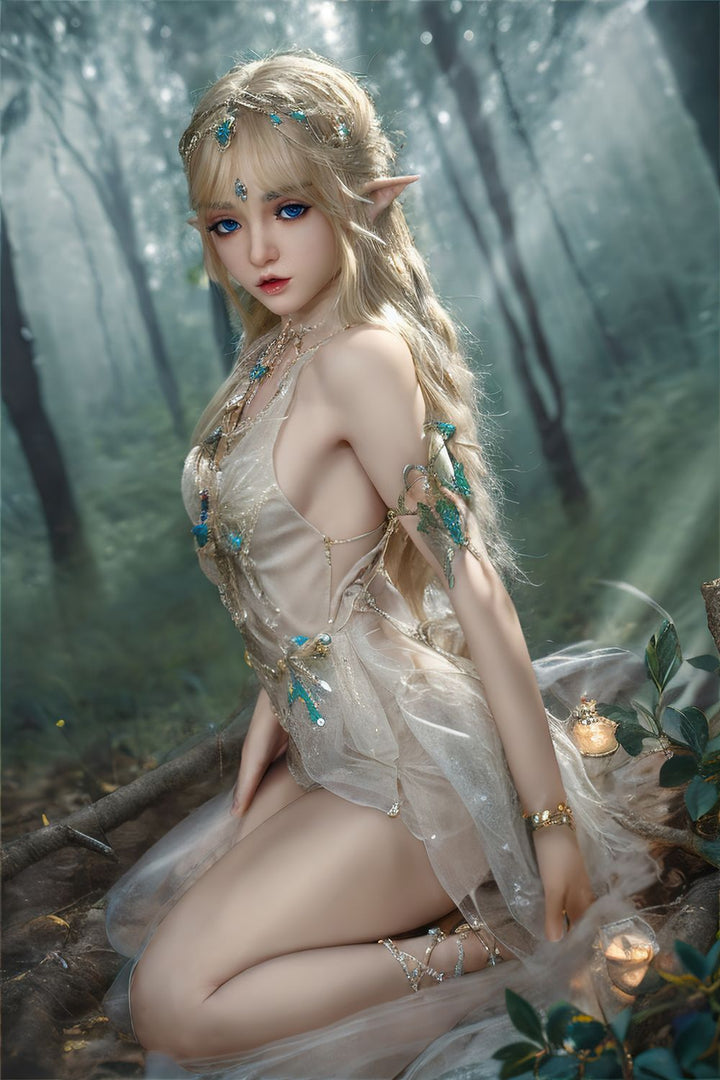 SY Doll | 150cm/4ft9 Flat Breasts Lovely Elf Cosplay Realistic Full Silicone Sex Doll - Ailsa