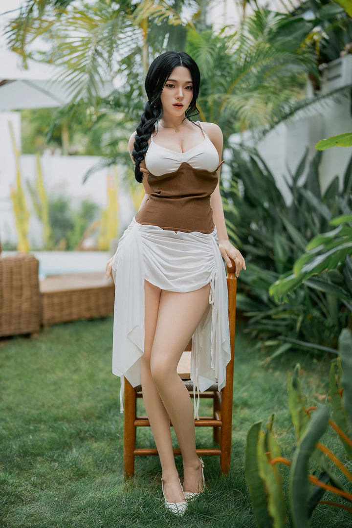 SY Doll  | 164cm/5ft4 Big Breasts Asain Charming Gentle Realistic Full Silicone Sex Doll - Liana