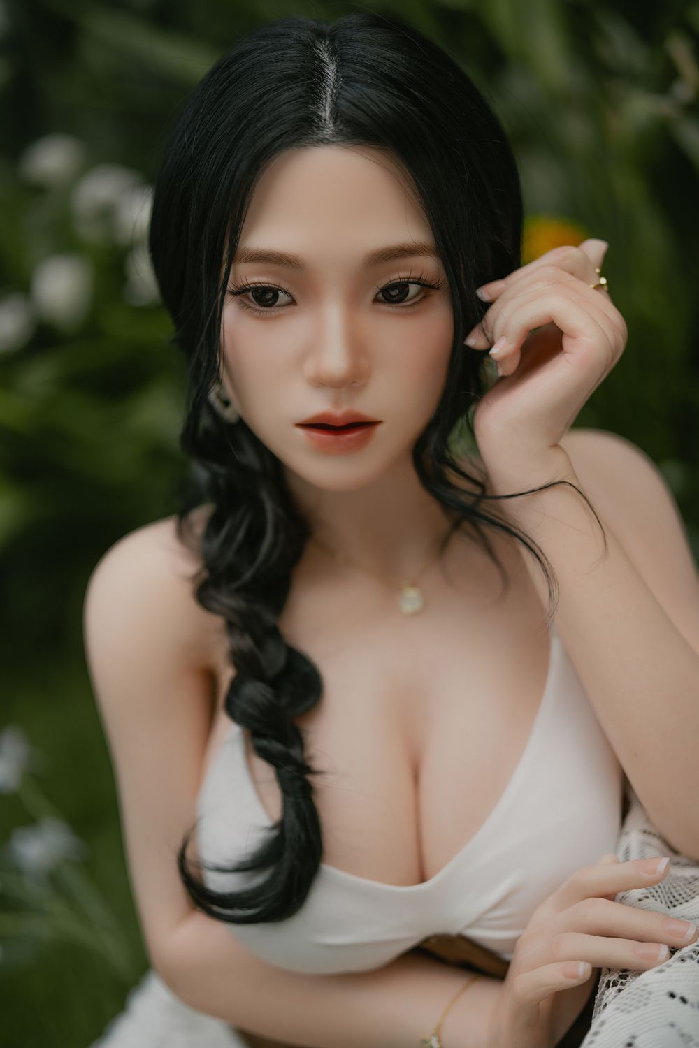 SY Doll  | 164cm/5ft4 Big Breasts Asain Charming Gentle Realistic Full Silicone Sex Doll - Liana