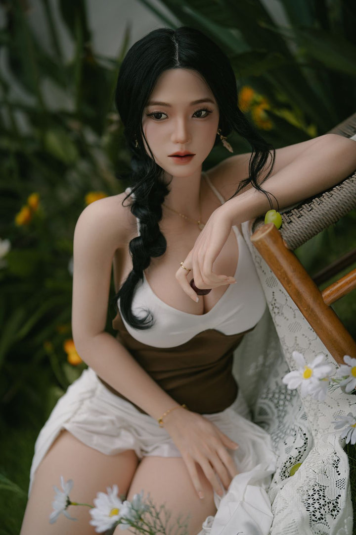 SY Doll  | 164cm/5ft4 Big Breasts Asain Charming Gentle Realistic Full Silicone Sex Doll - Liana