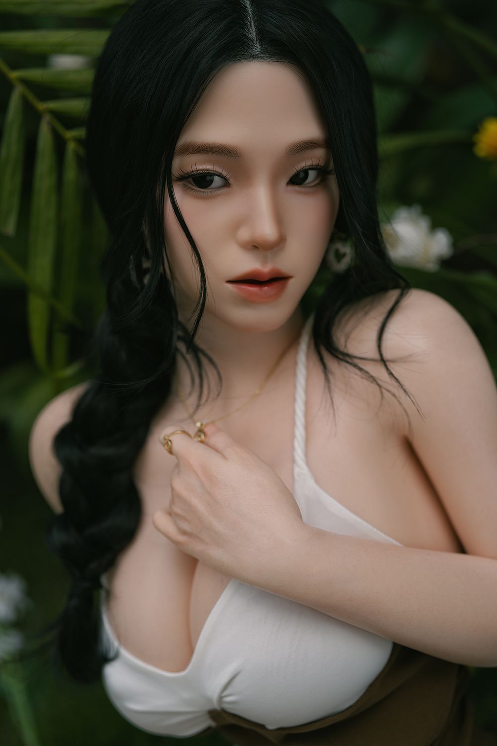 SY Doll  | 164cm/5ft4 Big Breasts Asain Charming Gentle Realistic Full Silicone Sex Doll - Liana