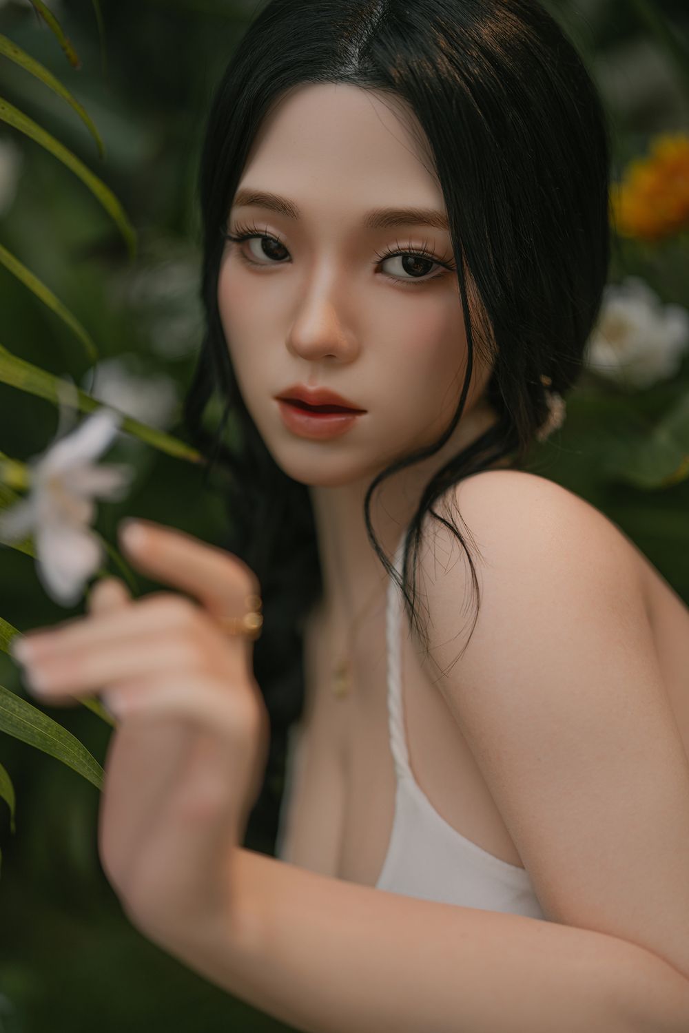SY Doll  | 164cm/5ft4 Big Breasts Asain Charming Gentle Realistic Full Silicone Sex Doll - Liana