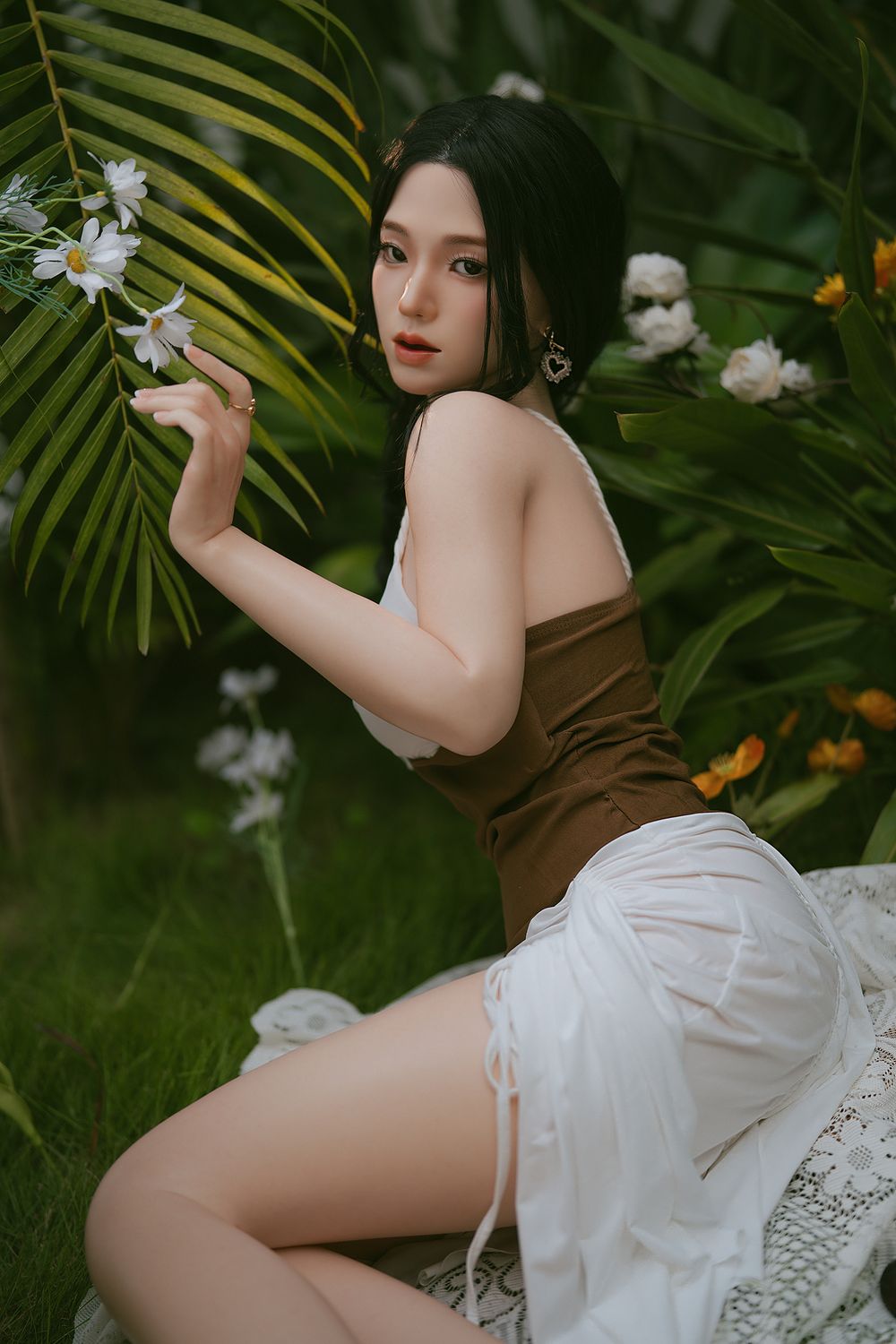 SY Doll  | 164cm/5ft4 Big Breasts Asain Charming Gentle Realistic Full Silicone Sex Doll - Liana