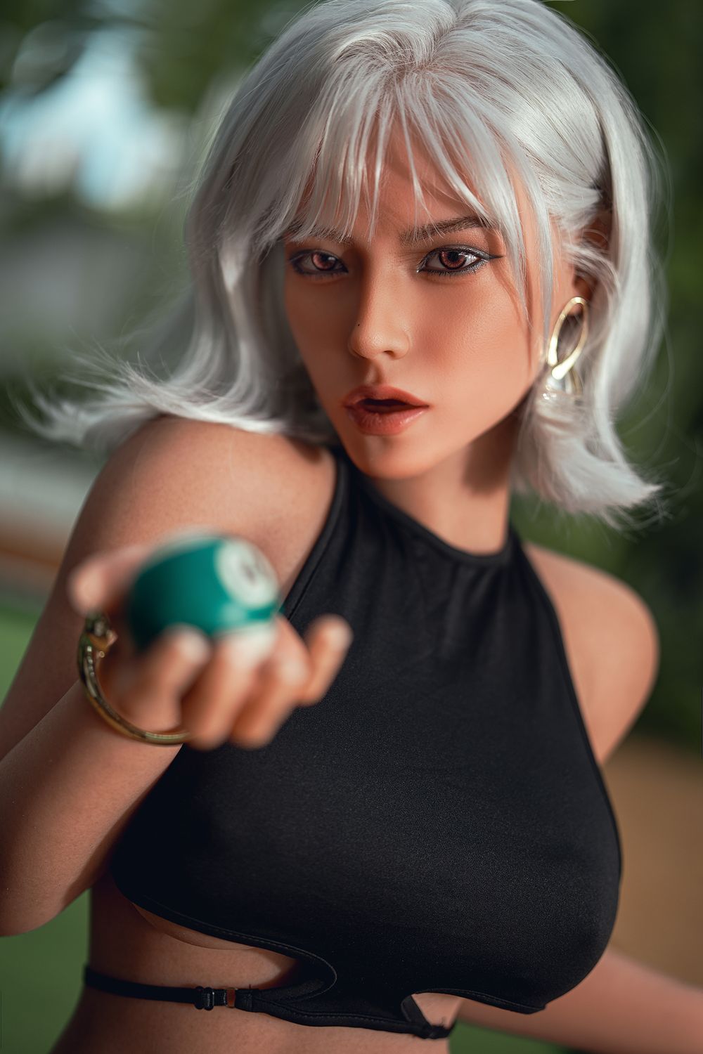 SY Doll | 164cm/5ft4 Big Breasts Charming Silver Beauty Lifelike TPE Sex Doll - Calista