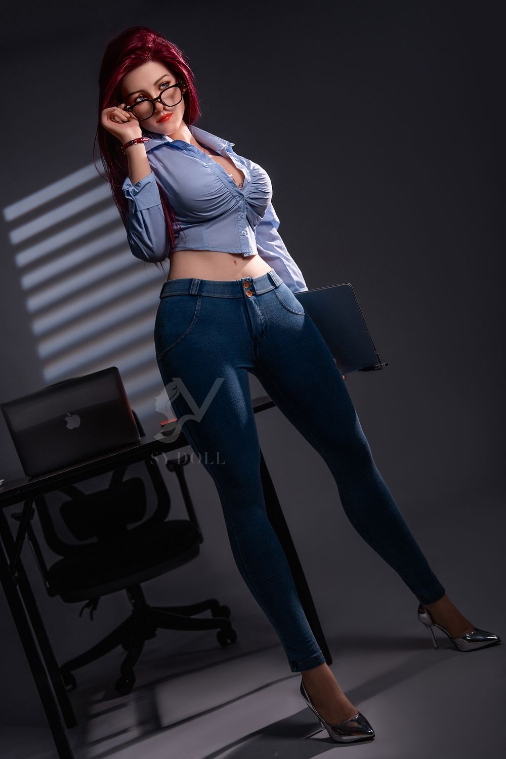 SY Doll |169cm/5ft5 Red Hair Mature Big Breasts Lifelike TPE Sex Doll - Jessi
