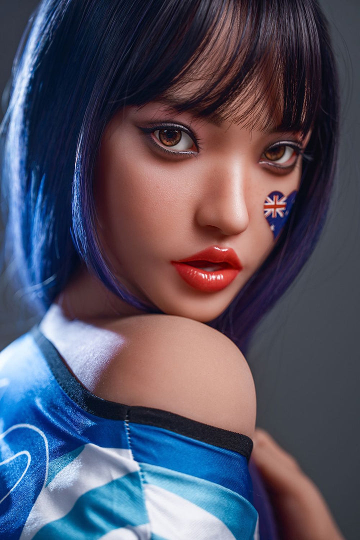 SY Puppe | 152 cm/4ft12 Große Brüste Verspielt Sport Fußball Cosplay Realistische TPE Sexpuppe - Edwina