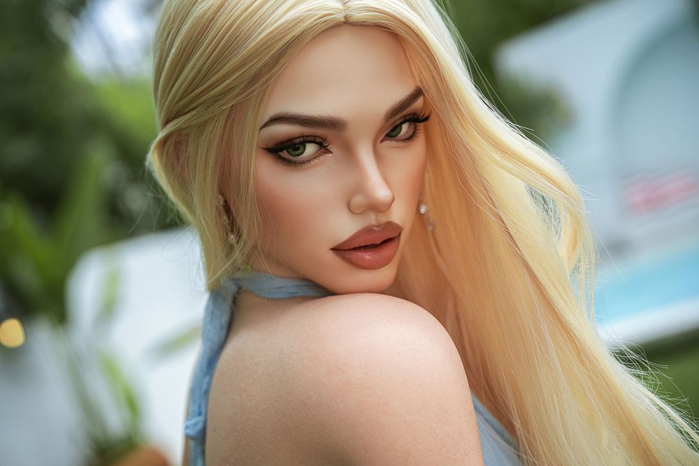 SY Doll | 160cm/5ft3 Small Breasts Seductive American Blonde Realistic TPE Sex Doll - Kelly