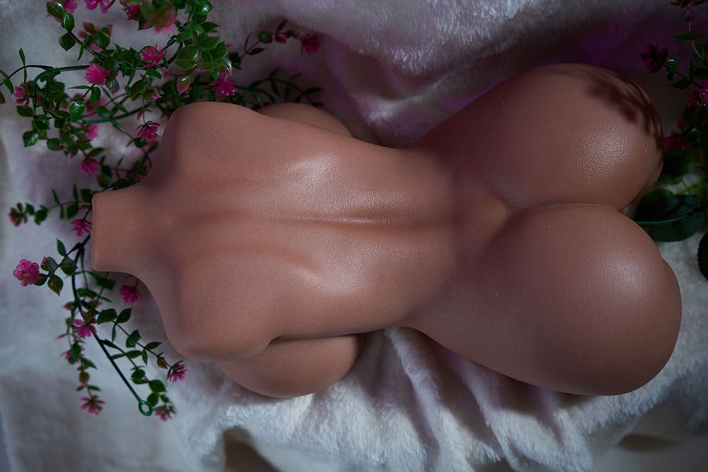 SY Doll | 40cm/1ft3 Big Breasts Alluring Sweet Busty Tan Skin Realistic Silicone Sex Torso - Louise