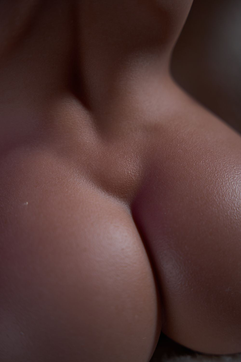 SY Doll | 40cm/1ft3 Big Breasts Alluring Sweet Busty Tan Skin Realistic Silicone Sex Torso - Louise