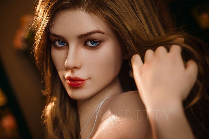 American 158cm/5ft2 Small Breast Lifelike Full Silicone Sex Doll - Rayla