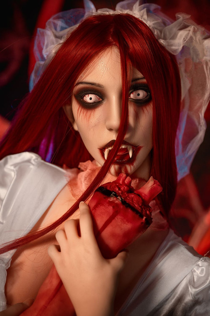 SY Doll | 169 cm/5 Fuß 5 Angst Vampir Cosplay Große Brüste TPE Sexpuppe - Katherin 
