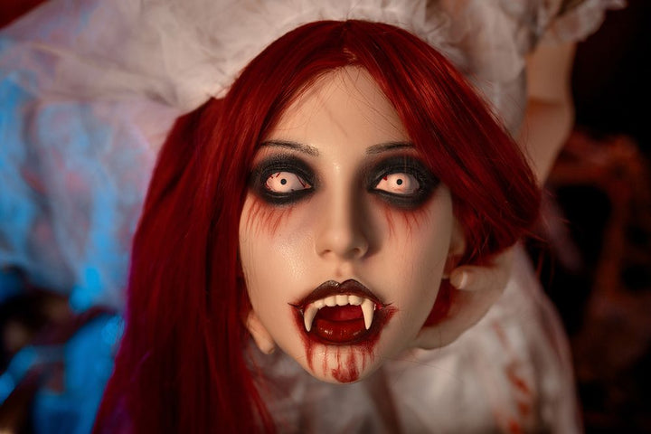 SY Doll | 169 cm/5 Fuß 5 Angst Vampir Cosplay Große Brüste TPE Sexpuppe - Katherin 