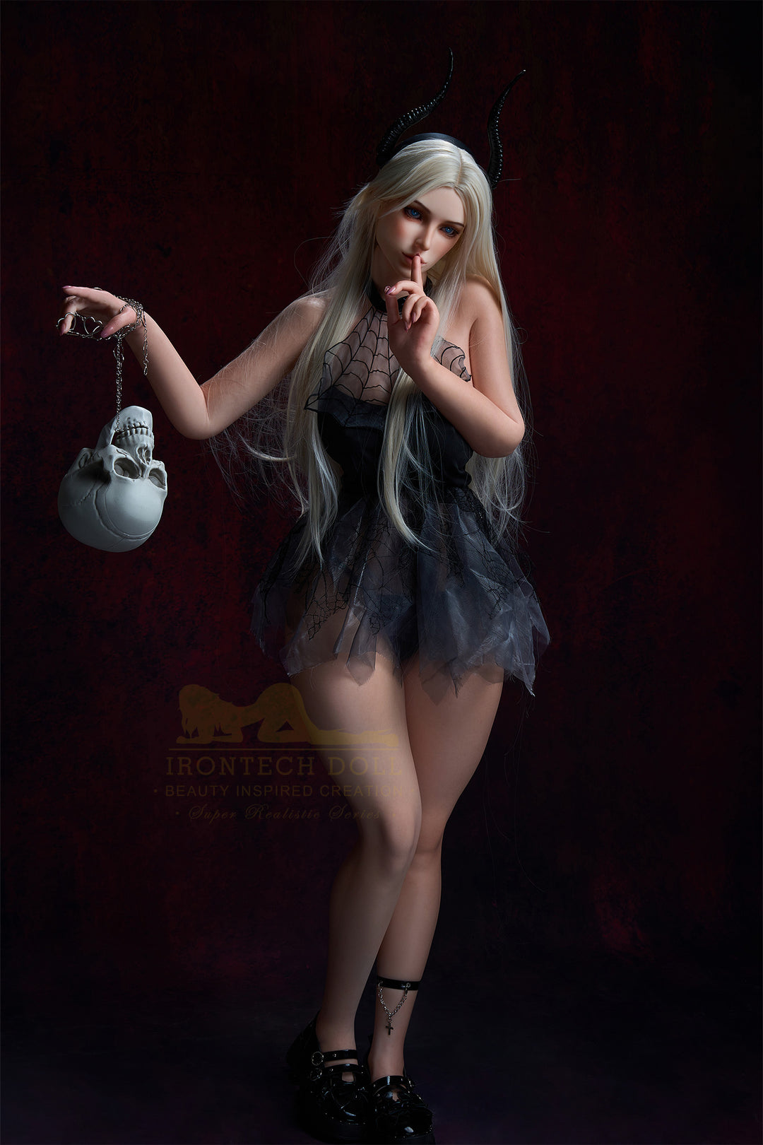 Irontech Doll | 164cm/5ft4 Cool Sex Doll With Long Straight Hair - Halloween (In Stock US) - Sweetie Love Doll