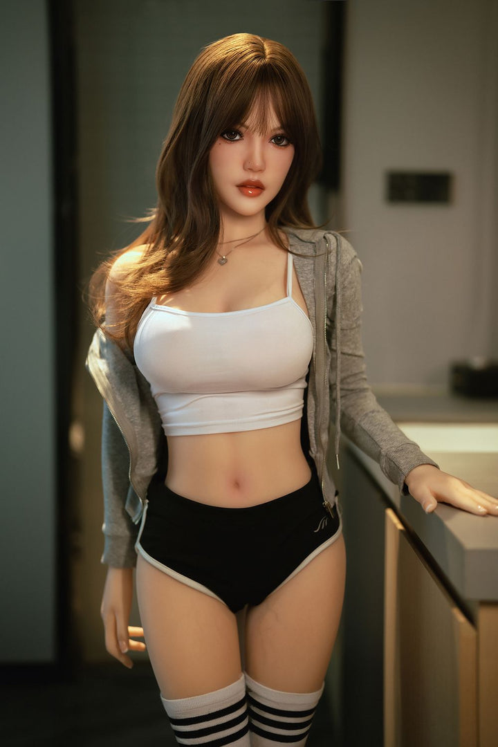 150cm/4ft11 Cheveux Roux Petite Poitrine Mature Poupée Sexuelle Réaliste - Kylie