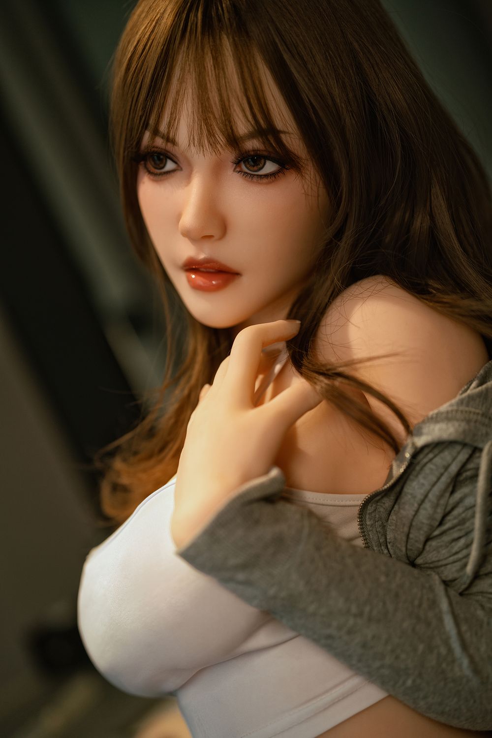 150cm/4ft11 Cheveux Roux Petite Poitrine Mature Poupée Sexuelle Réaliste - Kylie