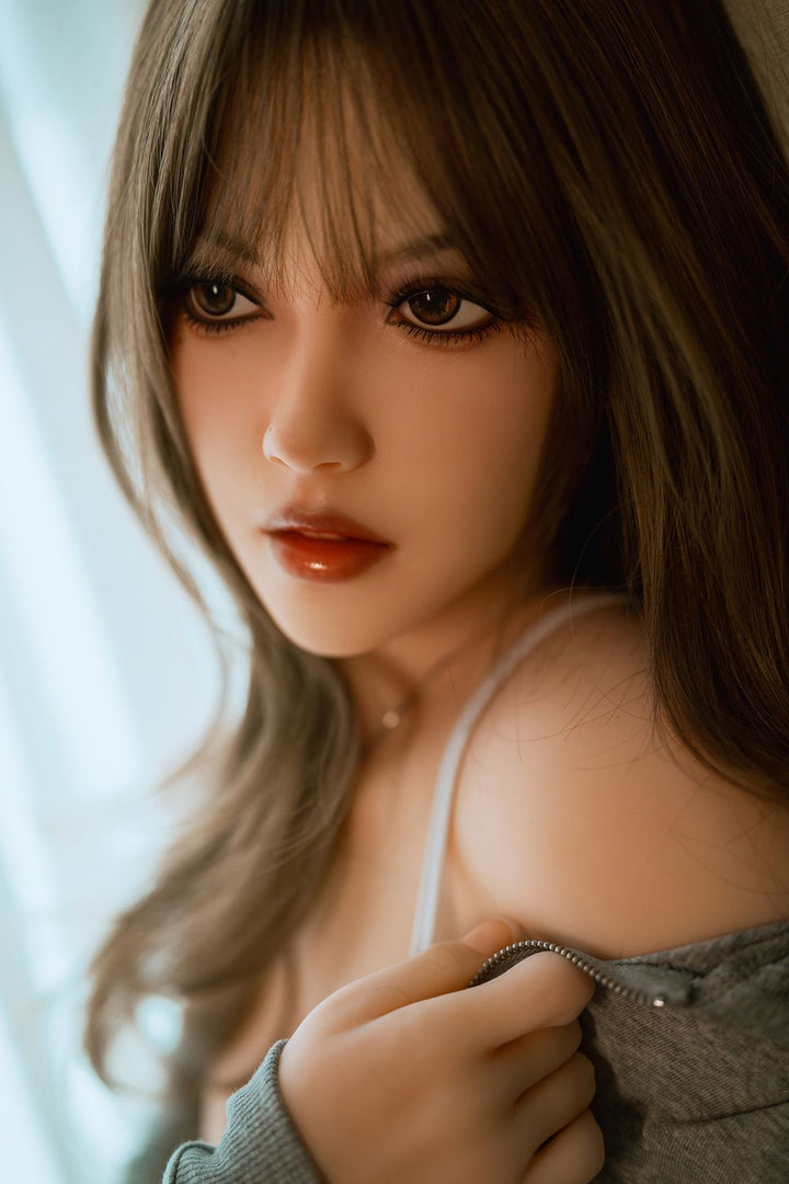 150cm/4ft11 Cheveux Roux Petite Poitrine Mature Poupée Sexuelle Réaliste - Kylie