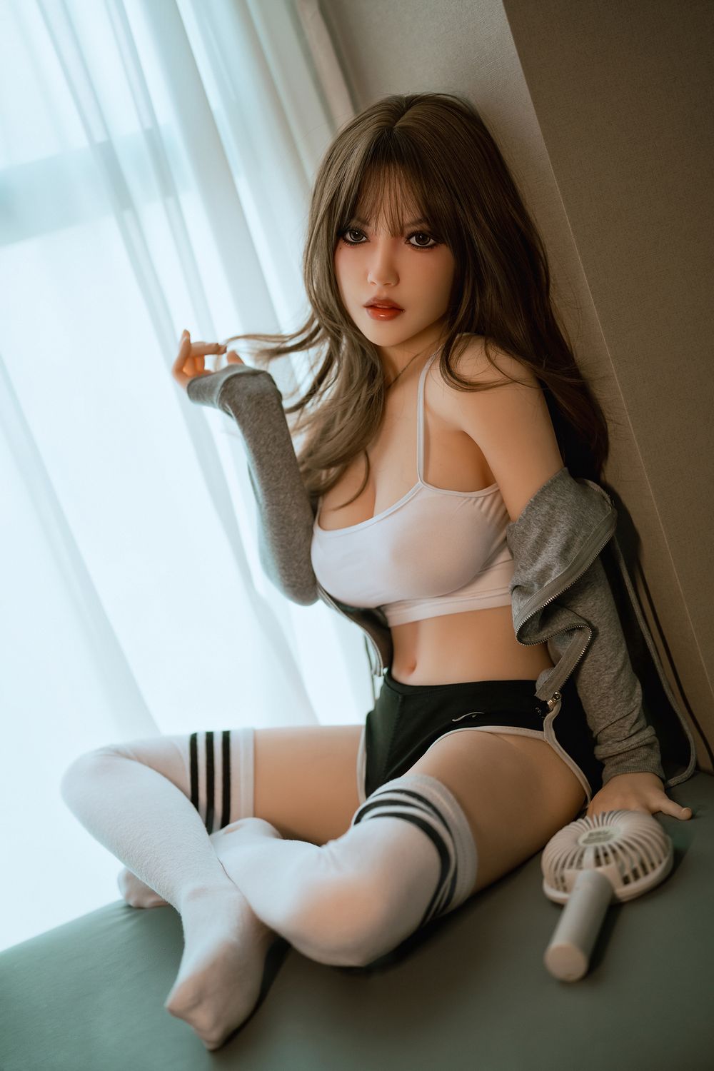 150cm/4ft11 Cheveux Roux Petite Poitrine Mature Poupée Sexuelle Réaliste - Kylie