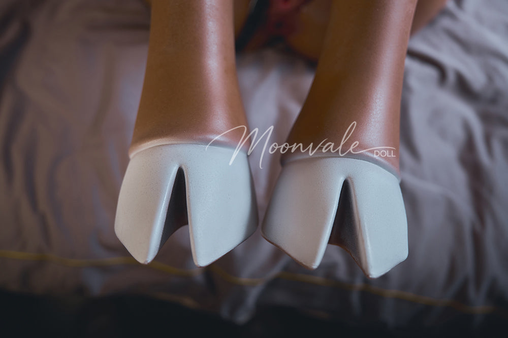 Moonvale Doll | 160cm/5ft3 Big Breasts Captivating Black Sheep Gothic Maid Furry Realistic Silicone Sex Doll - Aurelia