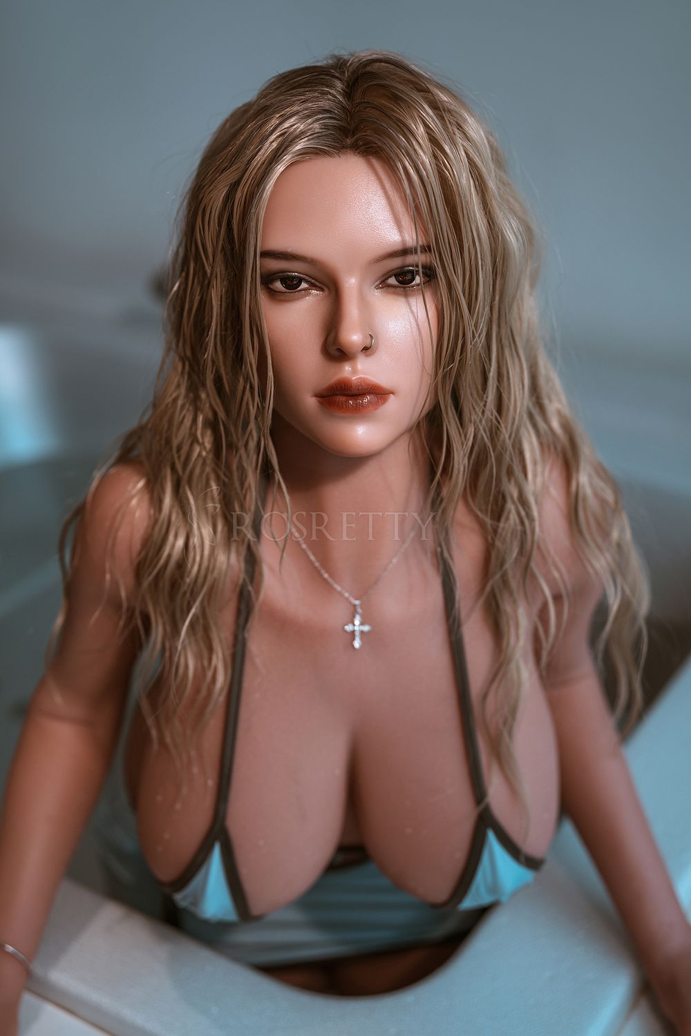 Rosretty Doll | 156cm/5ft1 Big Breasts Stunning Blonde Silicone Sex Doll - Valerie