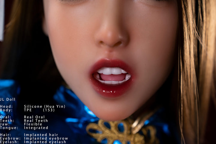 Jarliet | Huayin - 153cm/5ft C-cup Silicone Head Sex Doll With Blonde Straight Hair