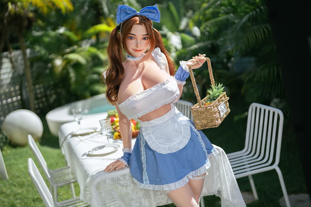 Rosretty Doll | 161cm/5ft3 Huge Breasts Darling Sweet Maid Cosplay Lifelike TPE Sex Doll - Liora