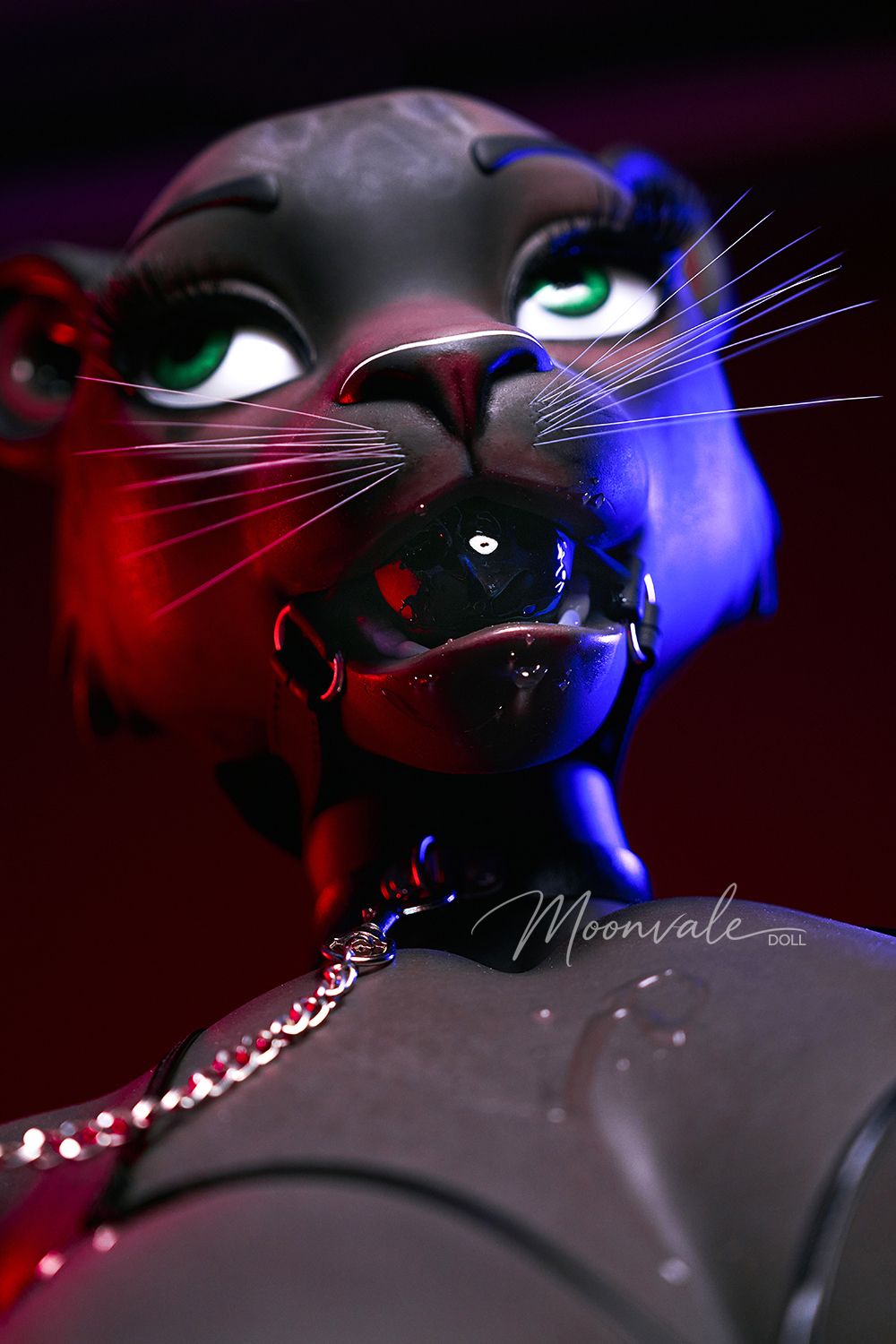 Moonvale Doll | 165cm/5ft5 Big Breasts Sultry Wild Black Panther Furry Realistic Silicone Sex Doll - Velara