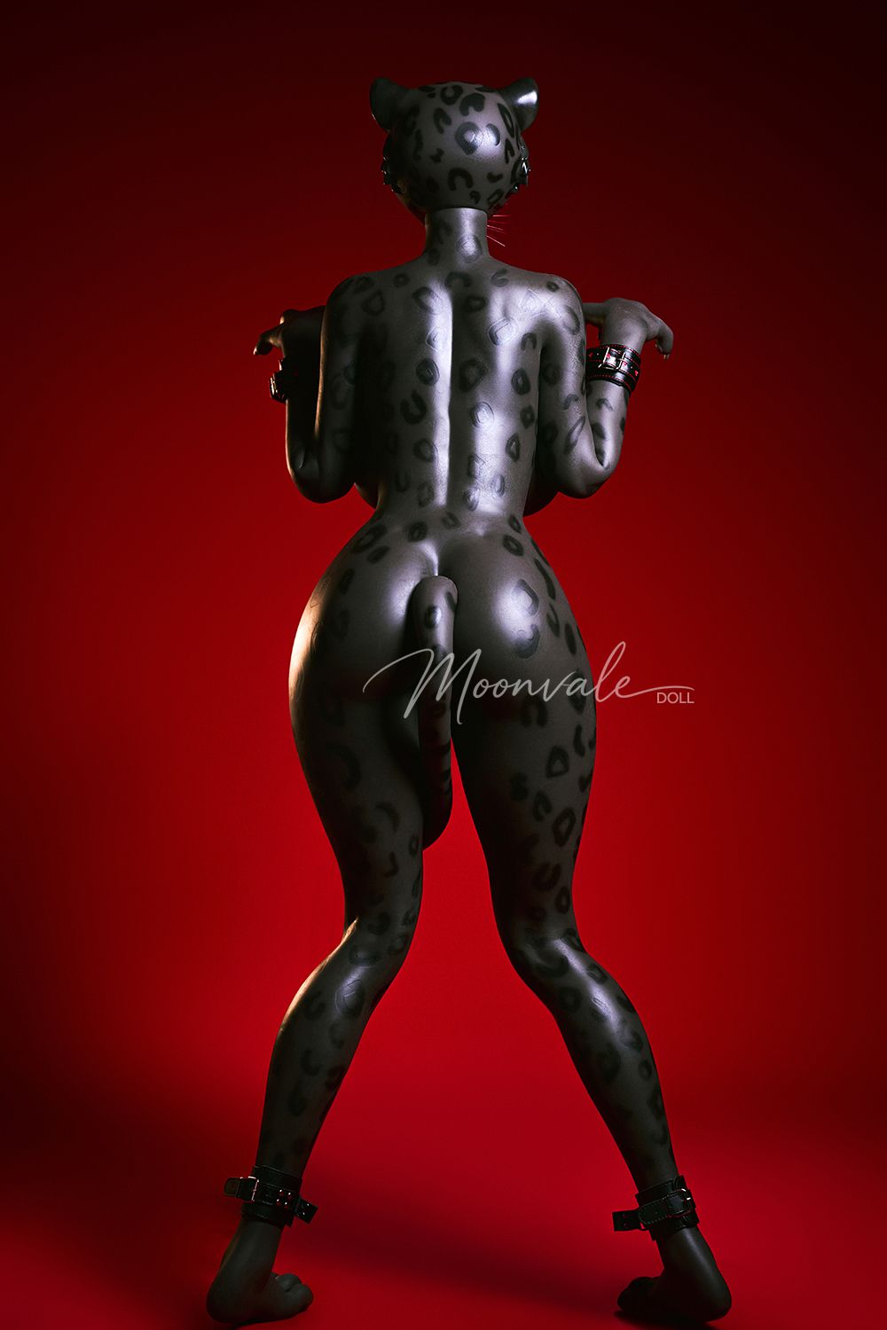 Moonvale Doll | 165cm/5ft5 Big Breasts Sultry Wild Black Panther Furry Realistic Silicone Sex Doll - Velara