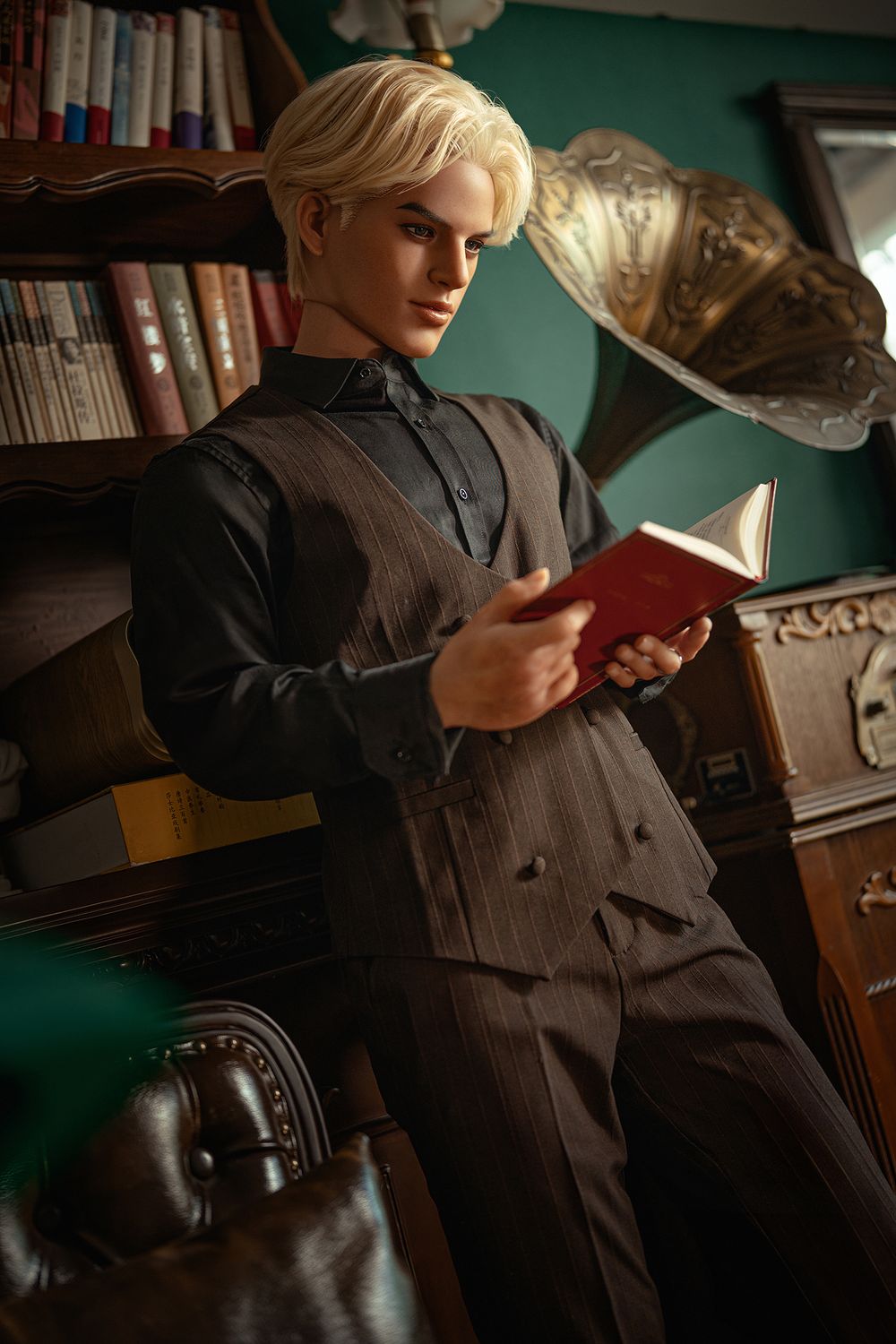 SY Doll | 168cm/5ft5 Seductive Blonde Handsome Realistic Full Silicone Gay Male Sex Doll - Blake