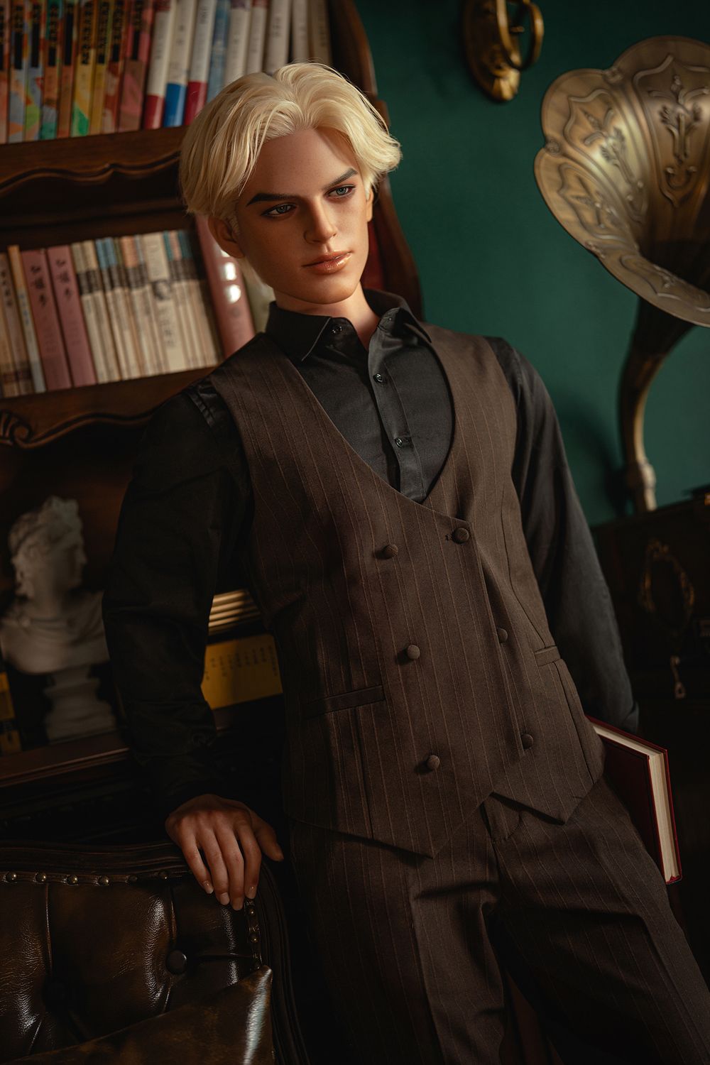 SY Doll | 168cm/5ft5 Seductive Blonde Handsome Realistic Full Silicone Gay Male Sex Doll - Blake