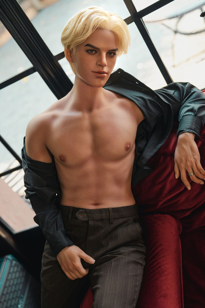 SY Doll | 168cm/5ft5 Seductive Blonde Handsome Realistic Full Silicone Gay Male Sex Doll - Blake