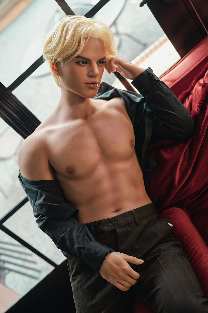 SY Doll | 168cm/5ft5 Seductive Blonde Handsome Realistic Full Silicone Gay Male Sex Doll - Blake