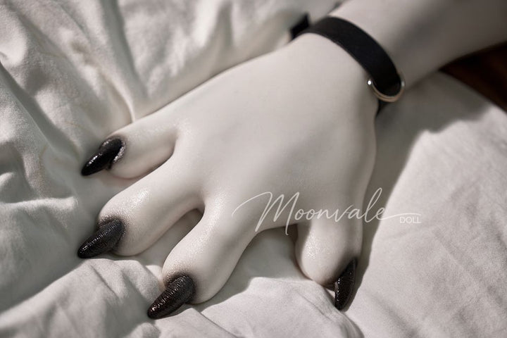 Moonvale Doll | 155cm/5ft09 Small Breasts Seductive Lovely Dark Punk-style White Leopard Furry Realistic Silicone Sex Doll - Lyora