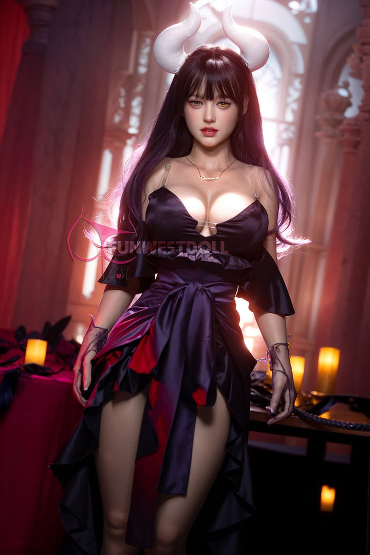 FUNWEST® Chloe 160cm (5ft3) 035S# E Breasts Anime Charming Silicone Sex Doll FSD005