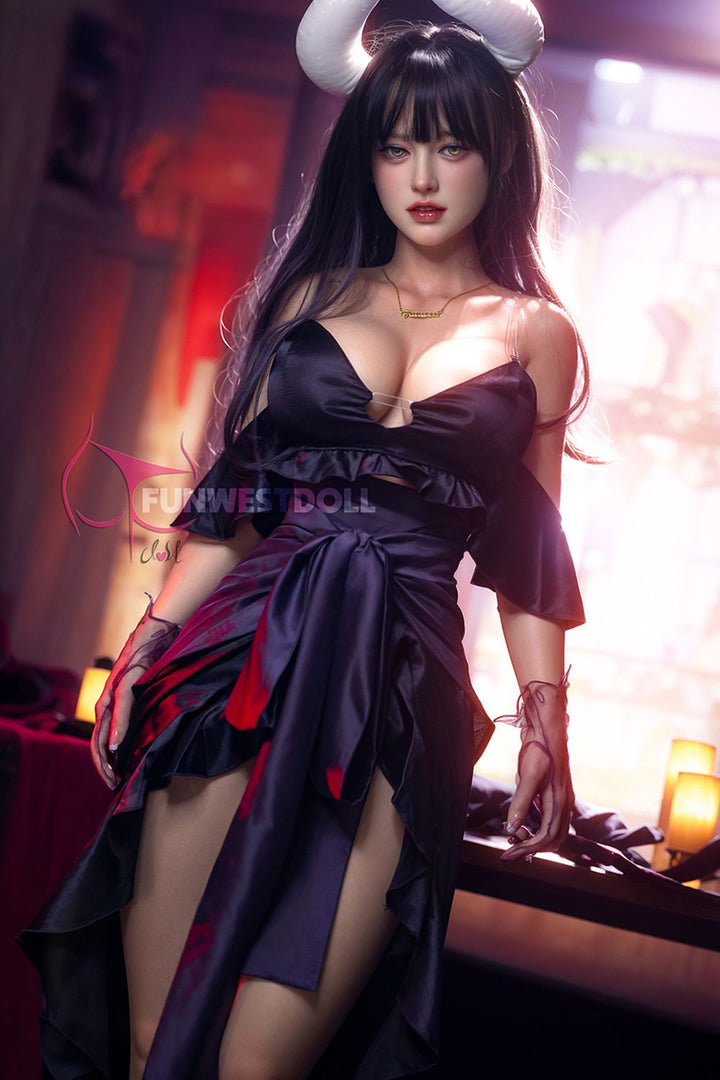 FUNWEST® Chloe 160cm (5ft3) 035S# E Breasts Anime Charming Silicone Sex Doll FSD005