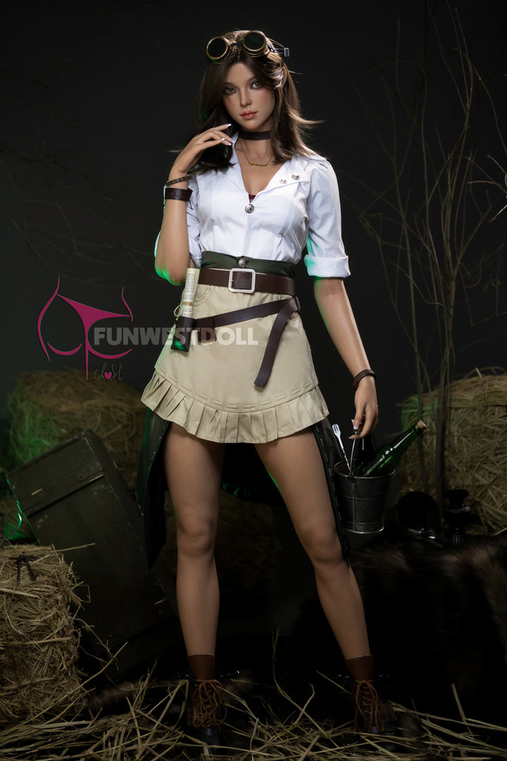 FUNWEST® Lexie 168cm (5'6'') D-Cup #026S French Style Full Silicone Sex Doll (In Stock US)